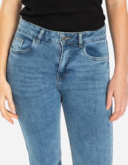 Džínsy - Bootcut Fit - modra