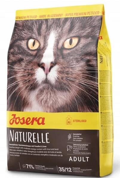 JOSERA Naturelle Sterilized 2kg bezobilná