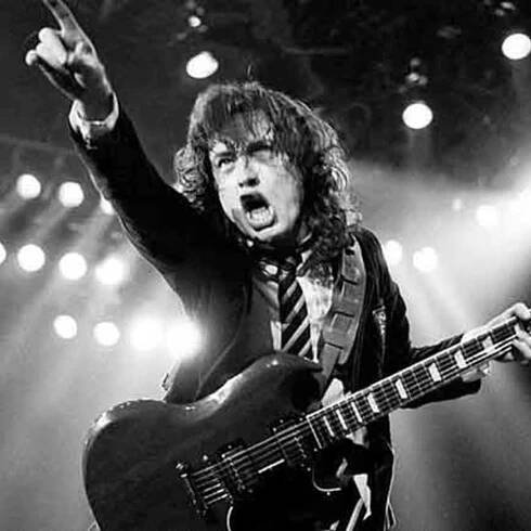 Angus Young and the Gibson SG