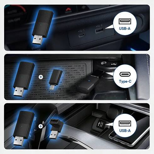 BEZDRÁTOVÝ ADAPTÉR MINI USB NANO ANDROID AUTO DO AUTA MALÝ DO AUTA za 821.00CZK - Allegro