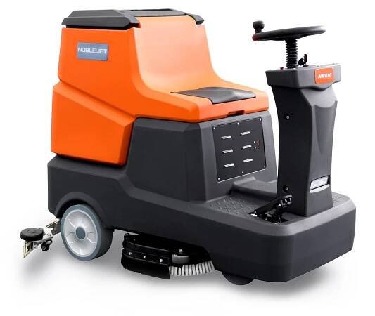 NR810 Industrial Ride-On Electric Scrubber | Noblelift North America 