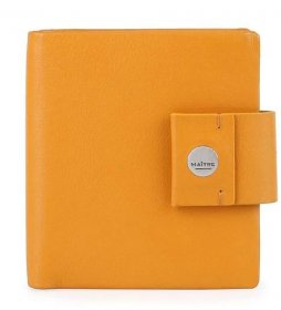 Maître Dámská kožená peněženka Henau Dalene 4060001630 - tmavě žlutá