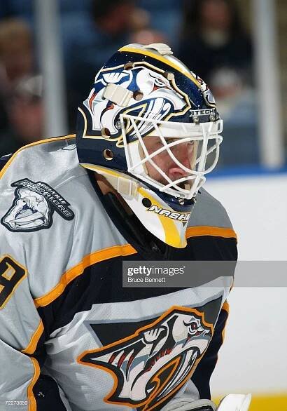 Tomas Vokoun mask — Game Worn Goalie Jerseys