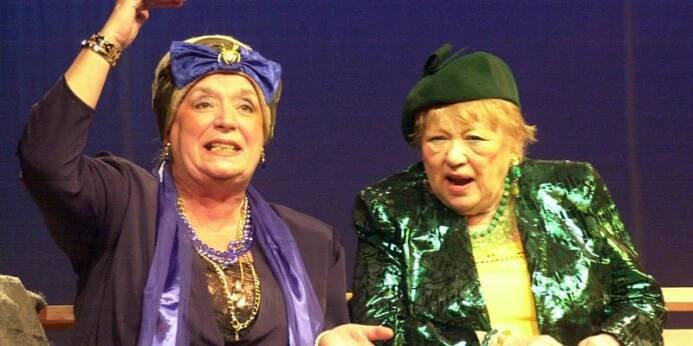 Eva Jiroušková s hereckou kolegyní Miriam Kantorkovou. 