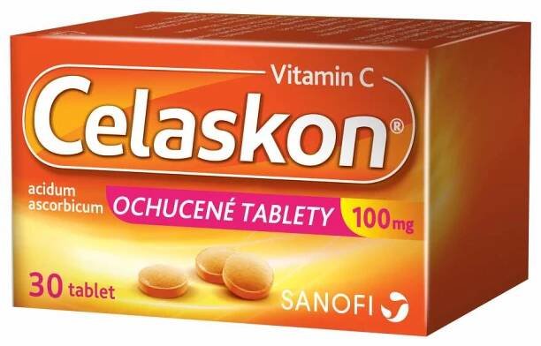 Celaskon Vitamin C 100 mg ochutené tablety pas.ocp.30 x 100 mg