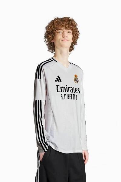 Tričko s dlhými rukávmi adidas Real Madrid 24/25 Domáci Replika - Biely