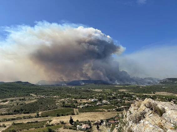 2025 Corbières Massif wildfire
