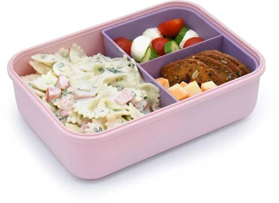 Melii Bento Box krabička na svačinu růžová
