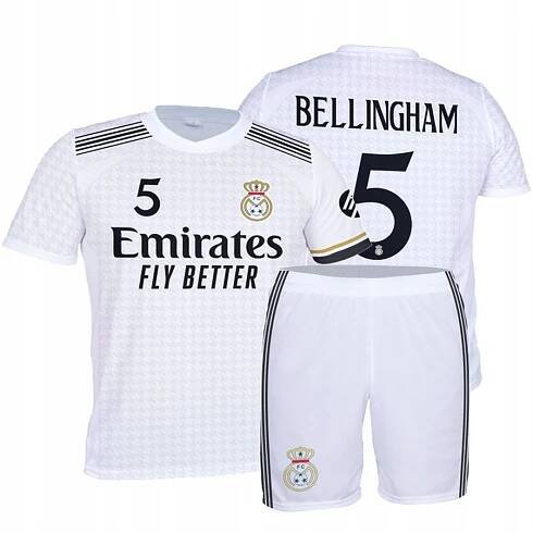BELLINGHAM Real Madrid FOTBALOVÉ OBLEČENÍ Komplet FANOUŠCI TRIČKO KRAŤASY