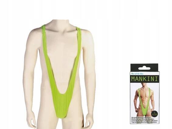 Borat Mankini plavky boratky zelené
