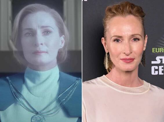 Genevieve O'Reilly as Mon Mothma in Star Wars: Ahsok