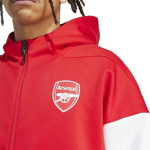 FC Arsenal pánská bunda s kapucí Z.N.E. red - FAN-store.cz