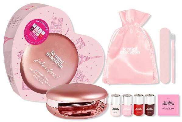 Le Mini Macaron J'adore Paris! Deluxe Gel Manicure Set #1