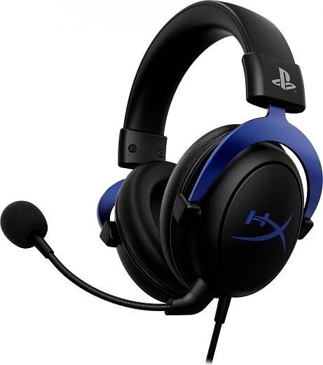 HyperX Cloud PS5-PS4 černá/modrá
