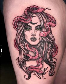 101 Best Medusa Thigh Tattoo Ideas That Will Blow Your Mind! 8 Outsons