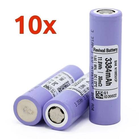 10ks BAK N18650CP