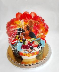 Dětský narozeninový dort Spiderman 7 | Sweetcakes