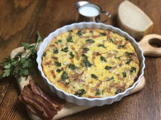 The Secret to the Perfect Crustless Quiche Lorraine