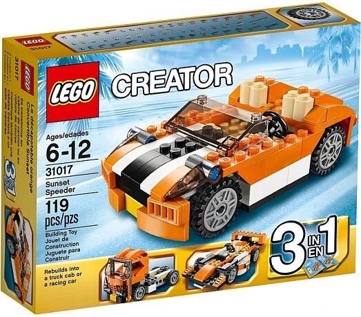 LEGO Creator 3v1 31017 Oranžový závoďák od 699 Kč