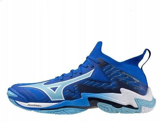 MIZUNO WAVE LIGHTNING NEO III (46) Pánská volejbalová obuv Modrá