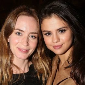Selena Gomez and Emily Blunt Poke Fun at Golden Globes Lip-Reading Drama in Playful Photo