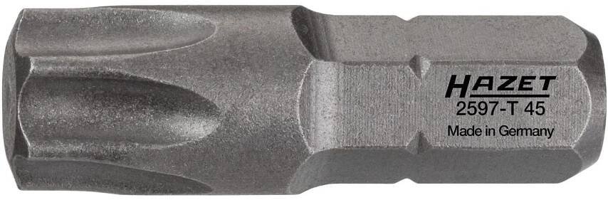 Hazet 2597-T45 bit Torx T 45 Speciální ocel 1 ks