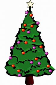 Vektorový obrázek Vánoční stromeček  ke stažení