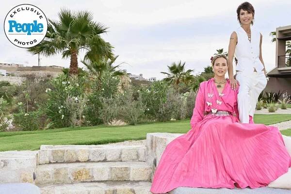 Maria Bello and Dominique Crenn Wedding Photos