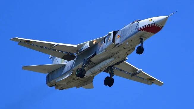 Ukrajinský bombardér Su-24