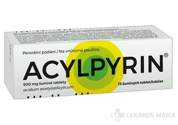 ACYLPYRIN 500 mg šumivé tablety