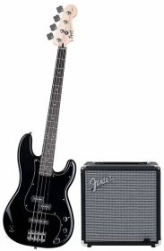 Fender Squier Affinity Series Precision Bass PJ BLK Pack