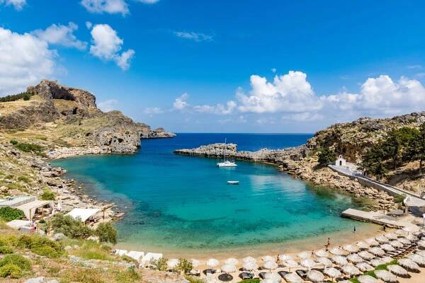 Pláž Agios Pavlos, Rhodos