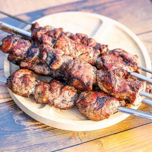 Mangal Grill Kufr na 8 špízů Skládací Kovový 3 mm Praktický Váha 12 kg