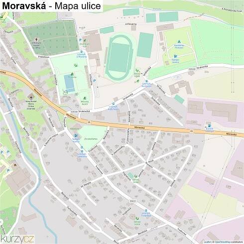 Moravská - mapy | Kurzy.cz