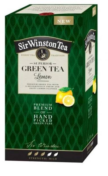 Sir Winston Tea Green Tea Lemon 20 sáčků 35 g