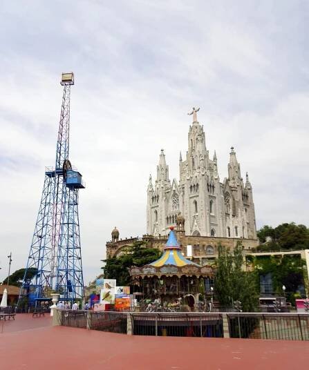 vrcholek Tibidabo, Foto: Markéta Dudková, JenProCestovatele.cz