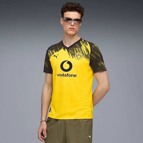 Pánský domácí dres s krátkým rukávem Puma Borussia Dortmund 2025/26