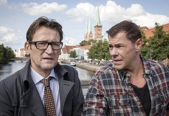 Vraždy na severu - Na útesu - Z filmu - Ingo Naujoks, Sven Martinek