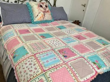 Patchwork Quilt Fusion Crochet, PATTERN, Stunning results, easy to follow.