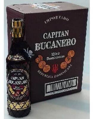 Capitan Bucanero elixir Dominicano rum Alk. 34% Obj. 6x700 ml