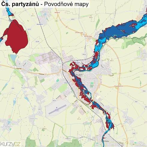 Čs. partyzánů - mapy | Kurzy.cz