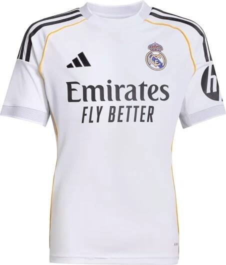 Dětský domácí dres s krátkým rukávem adidas Real Madrid 2025/26