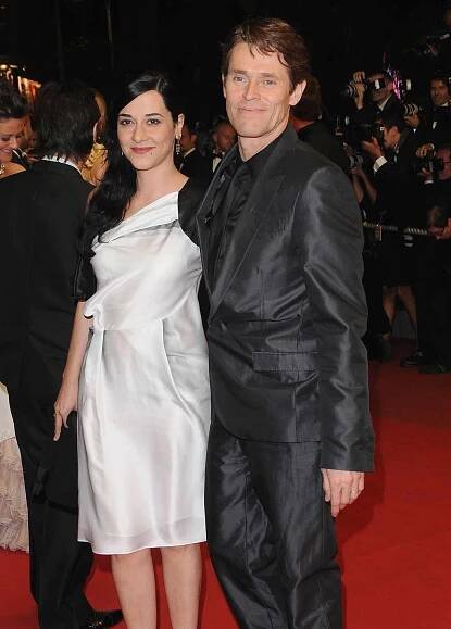 Willem Dafoe and his wife, Giada Colagrande, attend the 'Antichrist' premiere in 2009