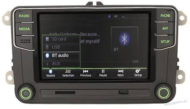 Škoda RCD360Pro Apple CarPlay Android Auto