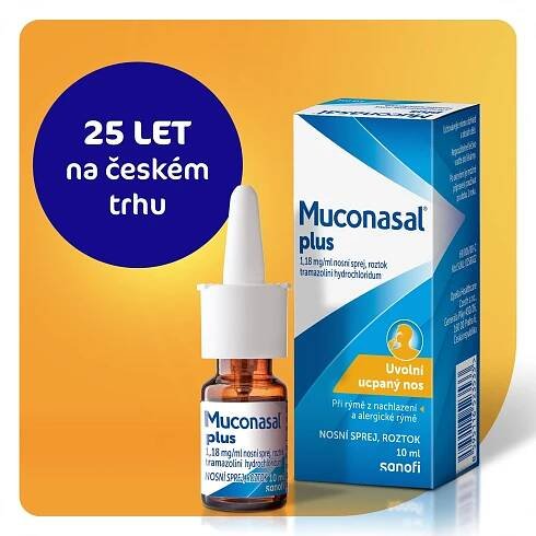 Muconasal Plus nosní sprej 10 ml