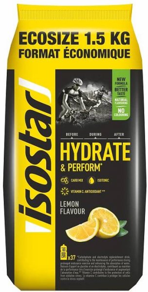 Isostar Hydrate & Perform citron prášek 1500 g ekonomické balení