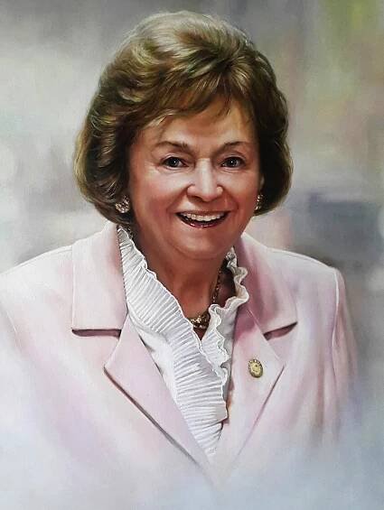 Ursula Ida Lapp Painting Oil on Canvas Size: 70x50 cm Private Collection