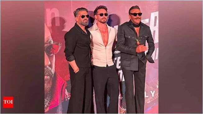 Tiger Shroff surprises dad Jackie Shroff at 'Hunter 2' trailer launch