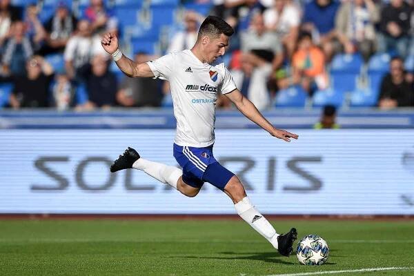 Utkání 9. kola první fotbalové ligy FORTUNA:LIGA, FC Baník Ostrava - SK Dynamo České Budějovice, 15. září 2019 v Ostravě. Na snímku Robert Hrubý.