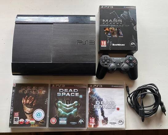 Sony Playstation 3 slim 320GB, ovladac, hry - Počítače a hry